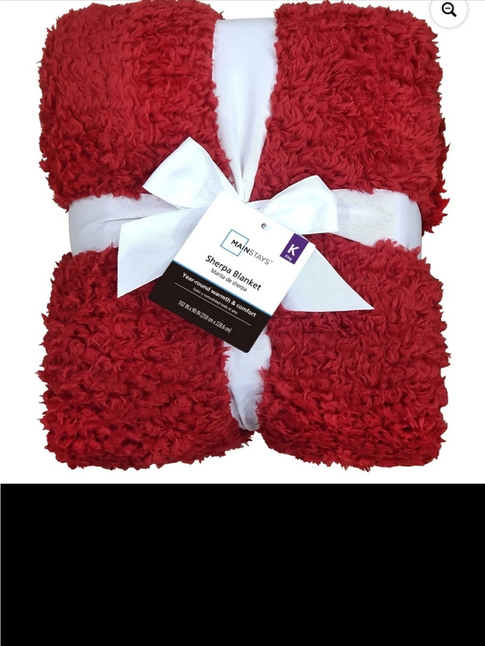 Cozy Cream Sherpa Blanket Faux shearling